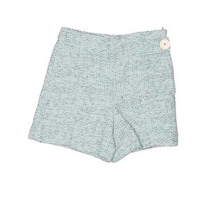 Zara Blue High Waisted Knit Shorts